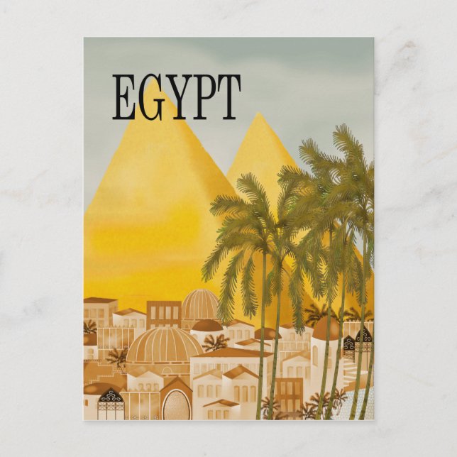 Egypt Travel Postcard (Front)