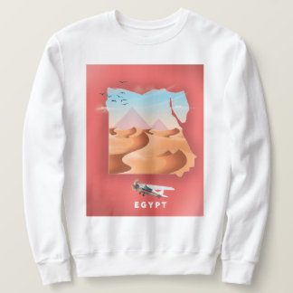 Egypt travel poster sweatshirt