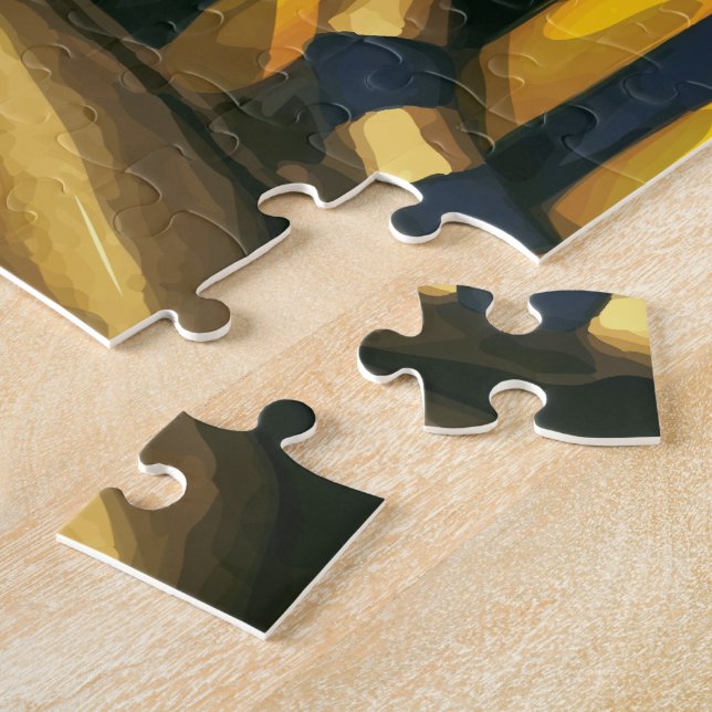 Egypt -Tutankhamun Jigsaw Puzzle (Side)