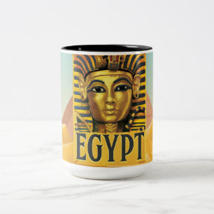 Egypt - Tutankhamun Two-Tone Coffee Mug