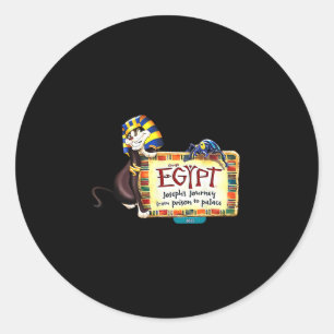 Egypt Vbs 2025 Joseph's Journey Vbs God Christian Classic Round Sticker