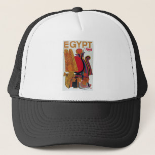 Egypt Vintage Air Travel Ancient Culture Tourism Trucker Hat