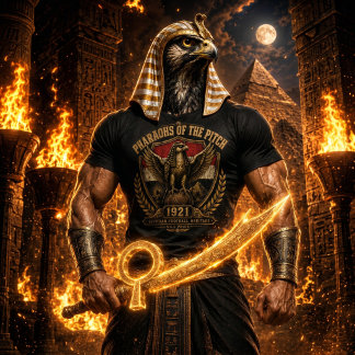 Egypt Vintage Soccer Crest Pharaohs of the Pitch T-Shirt