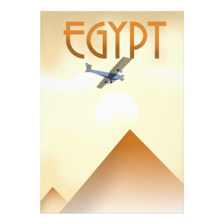 Egypt Vintage style flight poster