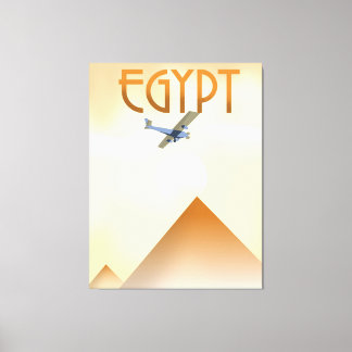 Egypt Vintage style flight poster Canvas Print