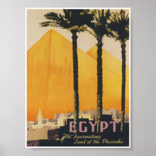 Egypt Vintage Travel Poster