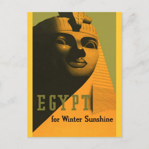 Egypt - Vintage Travel Poster Art Postcard