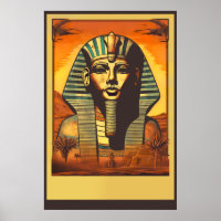 Egypt Vintage Travel Posters ,Land of the Pharaohs