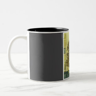 Egypt Vintage Travel Two-Tone Coffee Mug