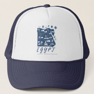 Egypt your way towards civilisation trucker hat