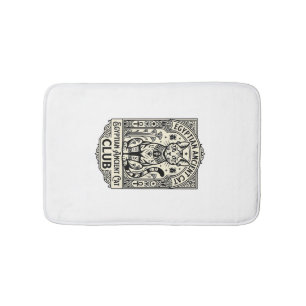 Egyptian Ancient Cat Funny Cat Graphic - Egyptian Bath Mat