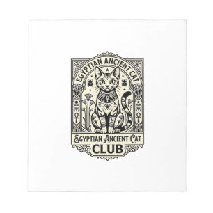 Egyptian Ancient Cat Funny Cat Graphic - Egyptian Notepad