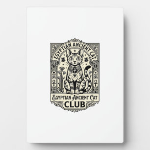 Egyptian Ancient Cat Funny Cat Graphic - Egyptian Plaque