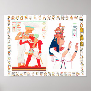 Egyptian ancient egypt gods poster