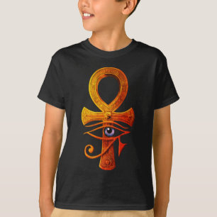 Egyptian Ankh Eye of Horus Ancient Symbol Protect T-Shirt