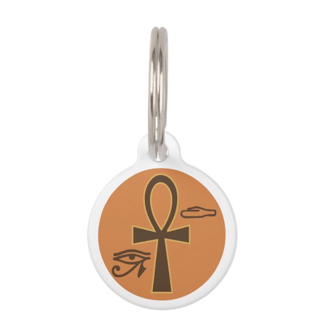 Egyptian Ankh Pet Tag (Front)