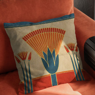 Egyptian Art Deco Border Cushion