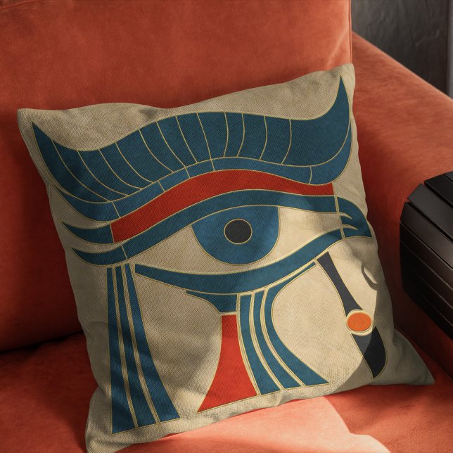 Egyptian Art Deco Eye Of Horus Cushion (Creator Uploaded)