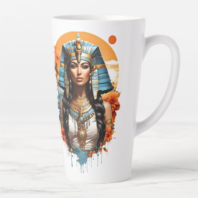 Egyptian art  latte mug (Right)