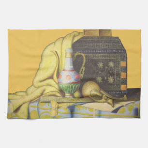 Egyptian Artefacts: Secrets of the Pharaohs Tea Towel