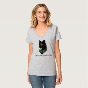 Egyptian Bastet Cat Graphic T-Shirt