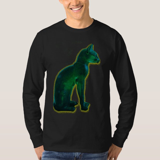 Egyptian Bastet Cat T-Shirt (Front)