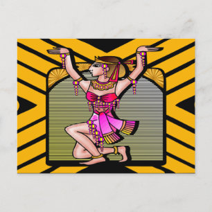 Egyptian Belly Dancer Postcard