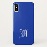 EGYPTIAN BLUE Solid Background iPhone X Case