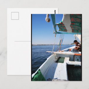 Egyptian Boy on the Nile Postcard