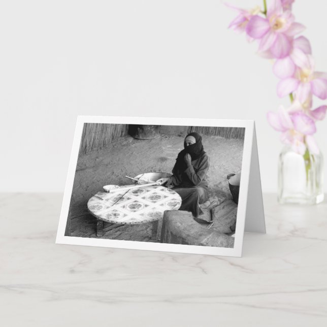 Egyptian Bread Maker Card (Orchid)