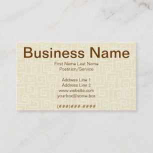 Egyptian Business Card