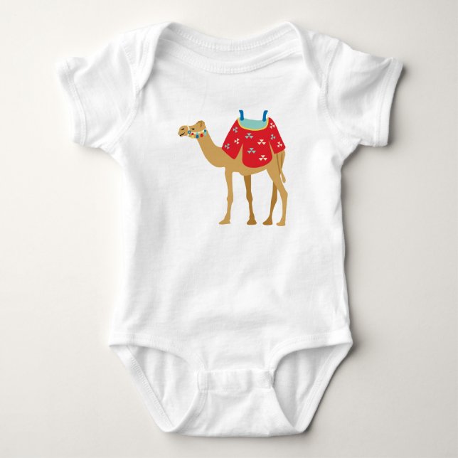 Egyptian Camel Baby Bodysuit (Front)