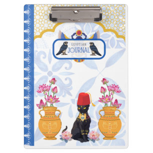 Egyptian Cat Basha with Pharonic Hritage Clipboard