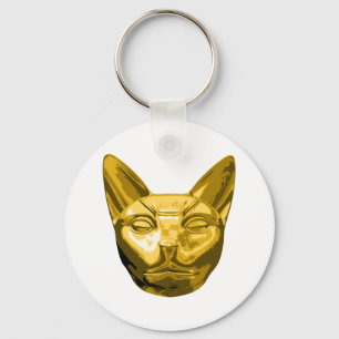 Egyptian Cat Bast Key Ring