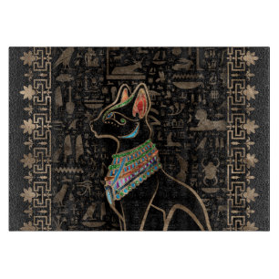 Egyptian Cat - Bastet Cutting Board