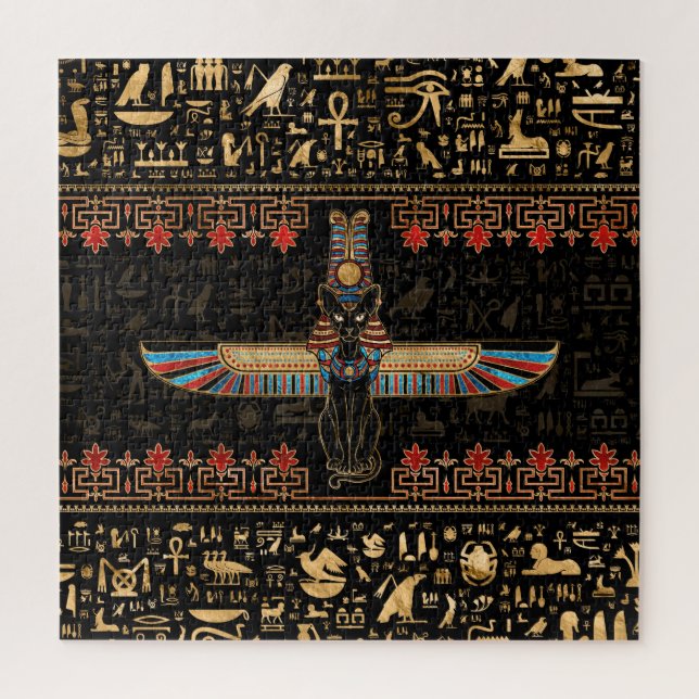 Egyptian Cat - Bastet Jigsaw Puzzle (Vertical)
