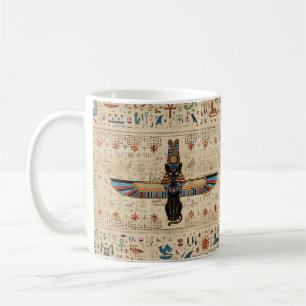 Egyptian Cat - Bastet on papyrus Coffee Mug