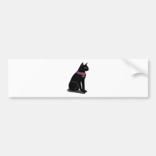 Egyptian Cat Goddess Bastet Bumper Sticker