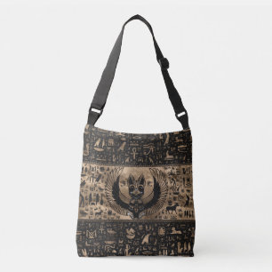 Egyptian Cat Goddess Bastet Crossbody Bag