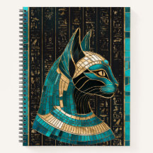 Egyptian Cat Goddess Bastet -Mosaic Art
