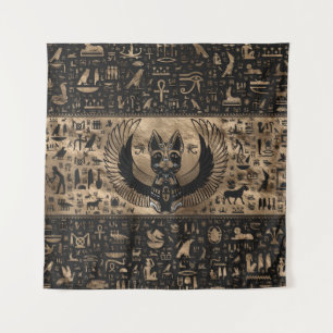 Egyptian Cat Goddess Bastet Tapestry