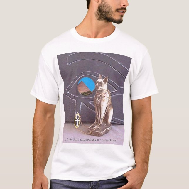 Egyptian Cat Goddess T-Shirt (Front)