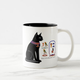 Egyptian Cat Hieroglyphic Mug