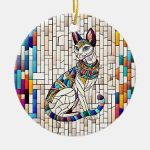 Egyptian Cat -Mosaic Art