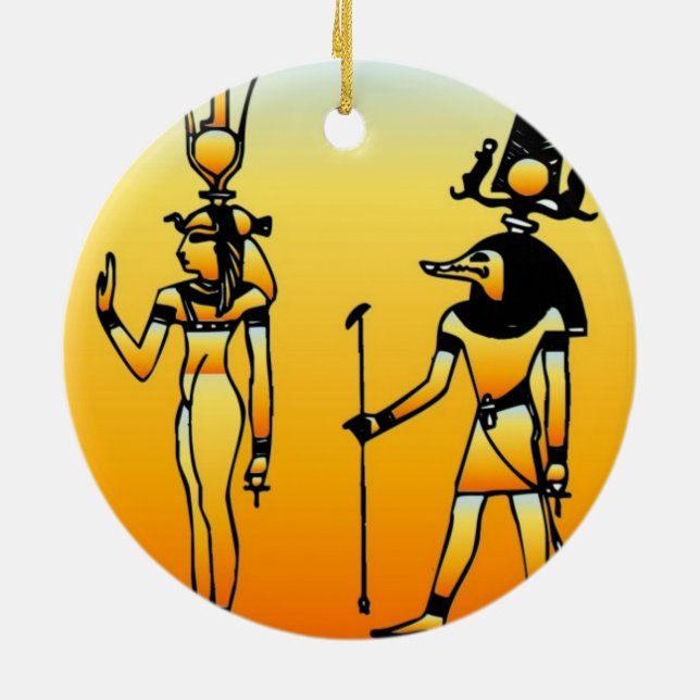 Egyptian Ceramic Tree Decoration (Back)