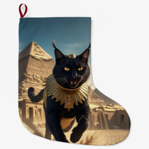 Egyptian christmas large christmas stocking