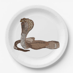 Egyptian Cobra (Naja haje) Paper Plate