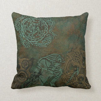 egyptian collage pillow