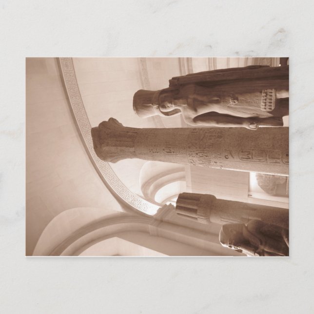 Egyptian collection at Louvre Museum in Paris Postcard (Front)