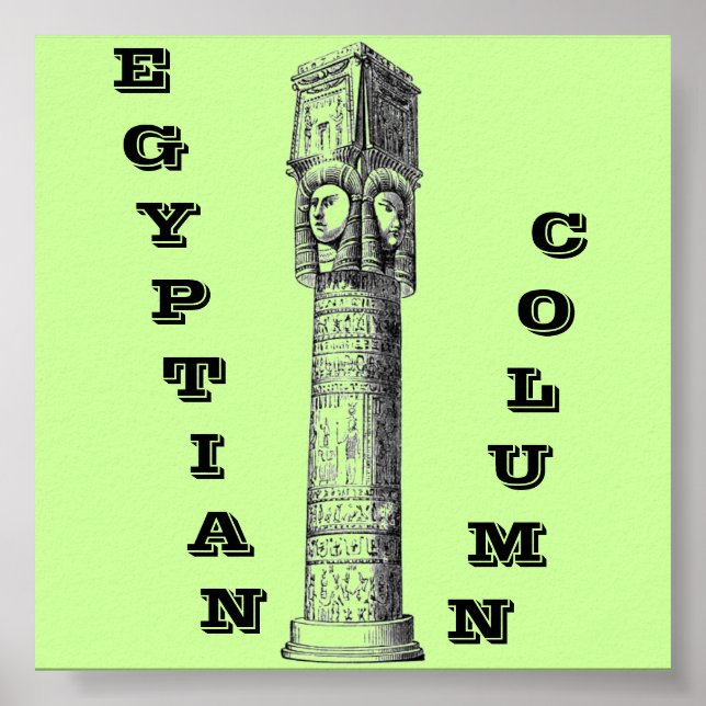 Egyptian Column Poster (Front)